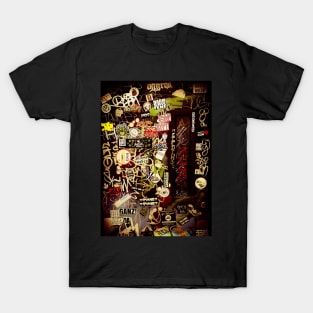 Street Stickers Graffiti Art NYC T-Shirt